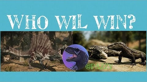 spinosaurus vs Megalania