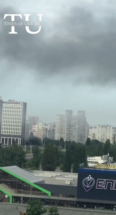 Ранок починається не з кави: потужна пожежа біля заводу «Оболонь» # ...