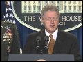 President Clinton's Statement on Kosovo (1999)