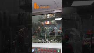 Graphite Electrodes Used In Foundry Works#elektrode #graphite #eaf #uhp #rp #hp