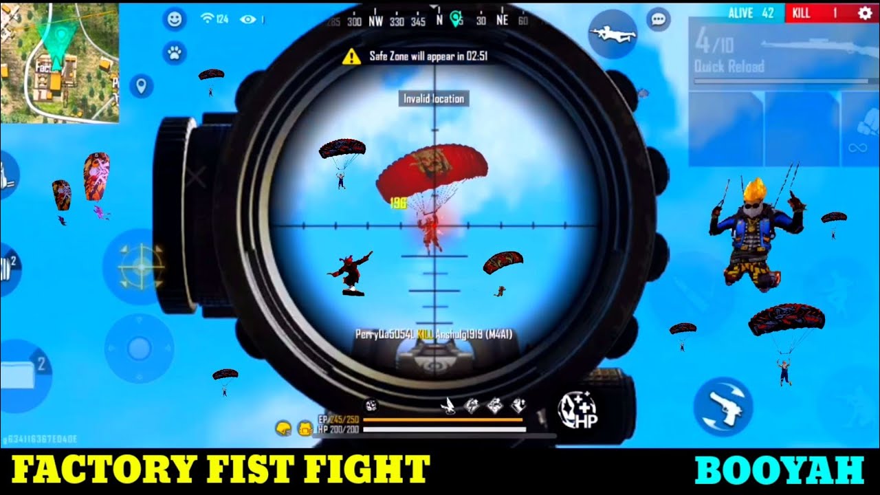 free fire factory rising day fist free fight - ff factory fist fight - rank match insane gameplay