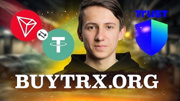 How to use buytrx.org with Trust Wallet to get TRX (Tron)? #tron #trc20 #gas