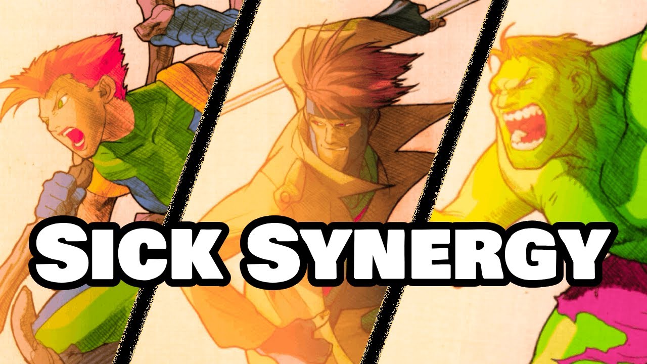 Gambit, Marrow, and Hulk Have Swag in MvC2!