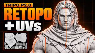 AI Retopology & UVs Just Got a Big Upgrade (Tripo P2.0) screenshot 5