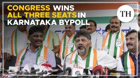 Karnataka bypoll election result 2024: Congress wins all three seats