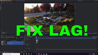 How to Fix Laggy Video Timeline Footage!