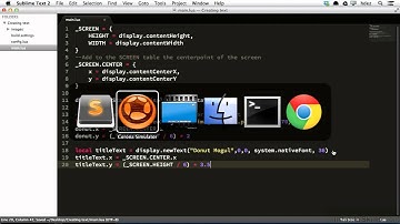 Beginners App Development with Corona SDK Tutorial | Creating Text