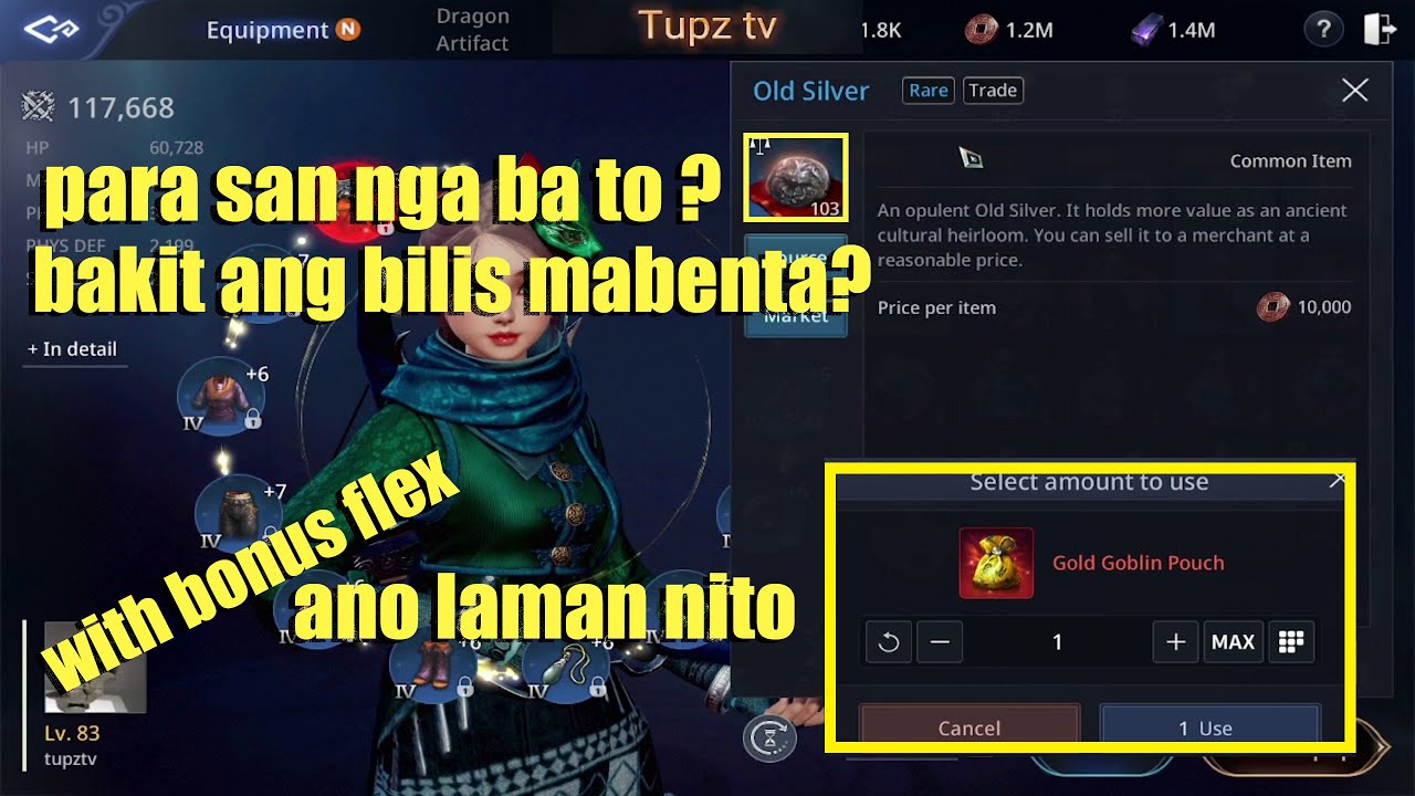 PARA SAN BA ANG OLD SILVER | BENTA LANG BA ? | MIR 4 OLD SILVER