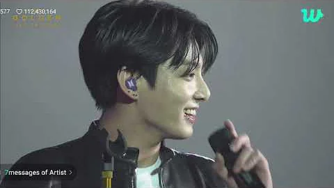 Jungkook performing 'Yes or No' at GOLDEN LIVE ON STAGE