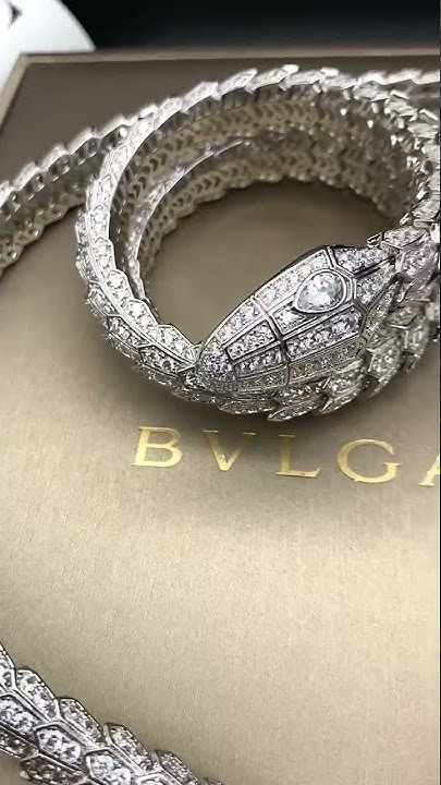 Колье и браслет Bvlgari Булгари змея premium - YouTube