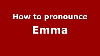 How to pronounce Emma (Italian/Italy) - PronounceNames.com