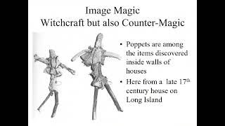 Lecture: Countermagic and Protective Magic in Early New England
