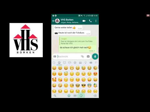 Video: So Erstellen Sie Eine Gruppe In WhatsApp