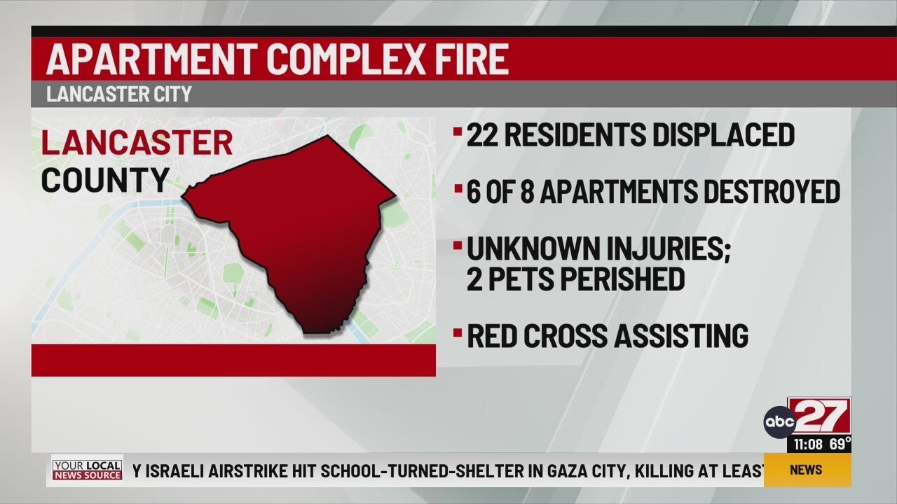 Apartment building destroyed, two pets killed, 22 displaced in fire ...
