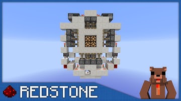 Fancy 4x4 Funnel Lamp Door in Minecraft | Redstone with Fenno