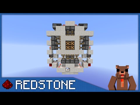 Fancy 4x4 Funnel Lamp Door in Minecraft | Redstone with Fenno