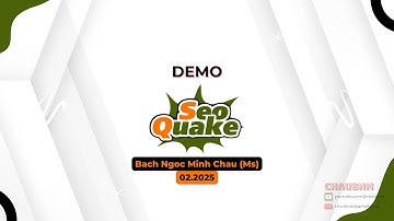 Demo Cài Đặt & Phân Tích SEO Với SEO Quake | Công Cụ Hỗ Trợ SEO Miễn Phí | Chaubnm3