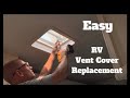 RV Vent Cover Replacement.  The Easy RV Repair.  Camco and Hengs Vents.  14”x14”.