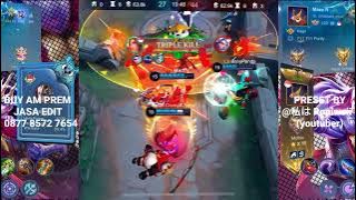 PRESET GAME PLAY ML || DJ MINANG  X NONA AMBON PICA PICA - TREN TIKTOK