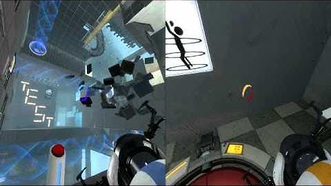 Portal 2 Coop - Custom Map - Wreaked - intended way!