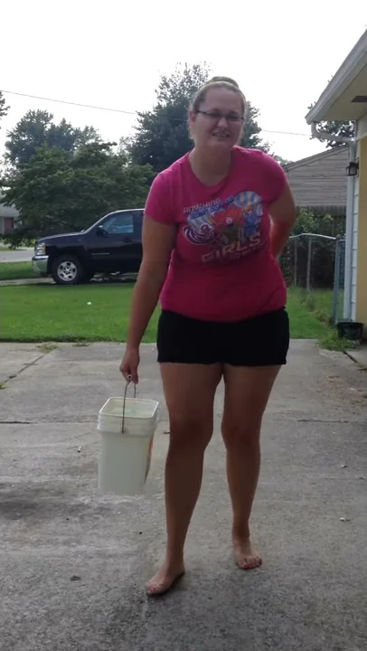 Mindy and the ice bucket challenge