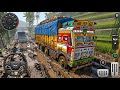 Tata 3518C Heavy Truck 🚛 Extreme Mud Off-Road Drive 😱 | BUSSID GAMEPLAY