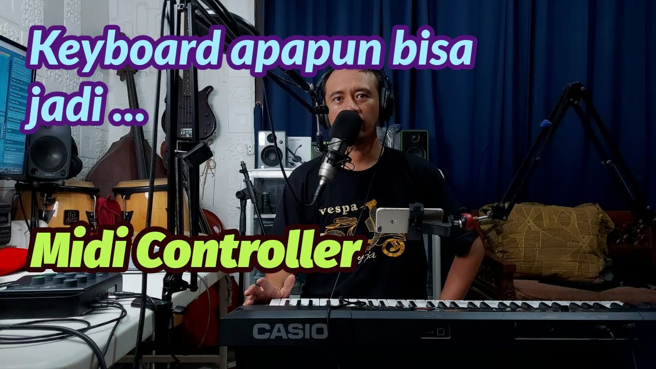Menggunakan Keyboard atau Piano digital merek apapun sebagai MIDI Controller