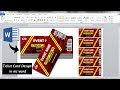 Awesome Ticket Card Design in ms word || how to make Beautiful ticket Design in ms word ||