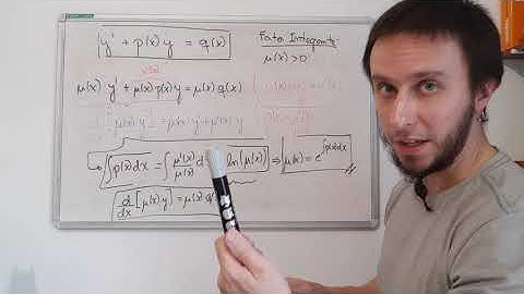 Introdução a EDOs - Parte 2: EDO Linear de Primeira Ordem e o método do Fator Integrante!