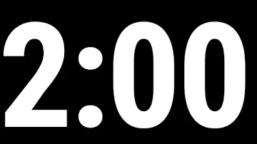 2 Minute Countdown Timer  | 2 Minute Timer | 2 Minute Countdown | Alarm Clock | Ambience Sounds