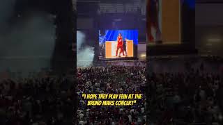 DJ Pee Wee played Fein at the Bruno Mars Concert #fein #brunomars #djpeewee