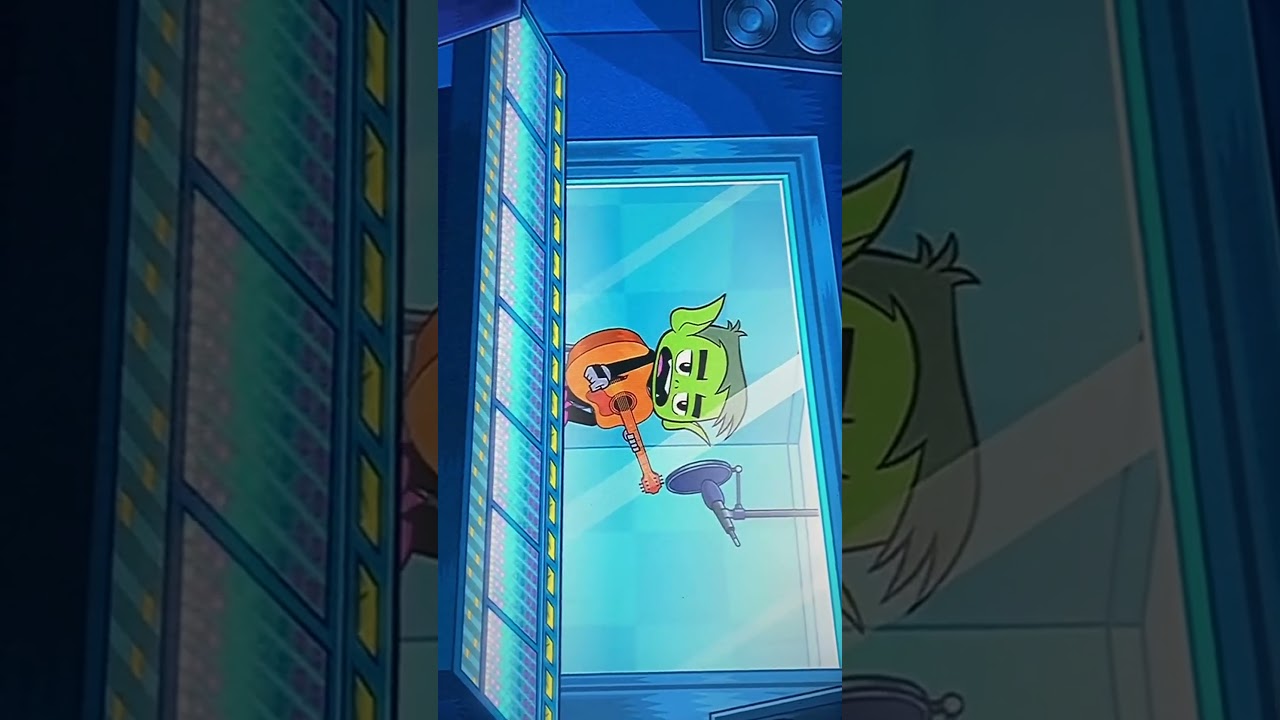 Animated Character Singing in Recording Booth