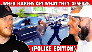 When Karens Get What They Deserve (Police Edition) REACTION | OFFICE BLOKES REACT!!