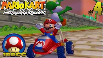 Mario Kart Double Dash!! - Mushroom Cup 100cc - Gameplay Walkthrough - Part 4 [GCN]