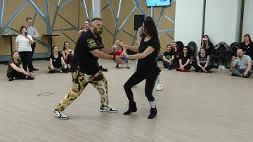 Pedrinho Mattos & Anastasia Yeroshenko & William Teixeira | Zouk Demo after Workshop KDF 2021