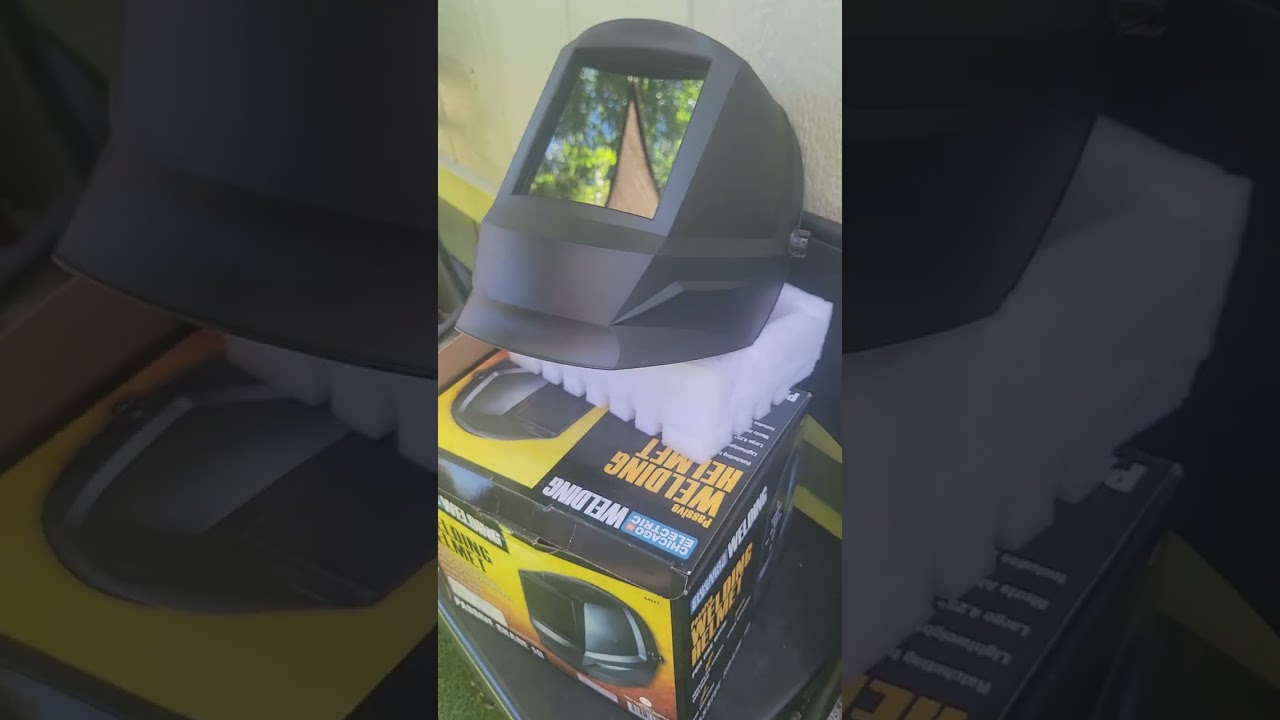 welding helmet chicago electric 5x4.25" shade