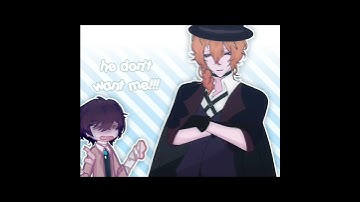 Dazai loves annoying Chuuya 😥! #skk #bsd #gacha
