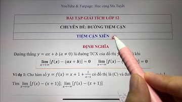 Toán 12.CĐ1.Tiết 8.2. Tiệm cận xiên - công thức và bài tập - Tiệm cận xiên bằng casio