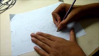 Lets Draw Sonic The Hedgehog Part 3