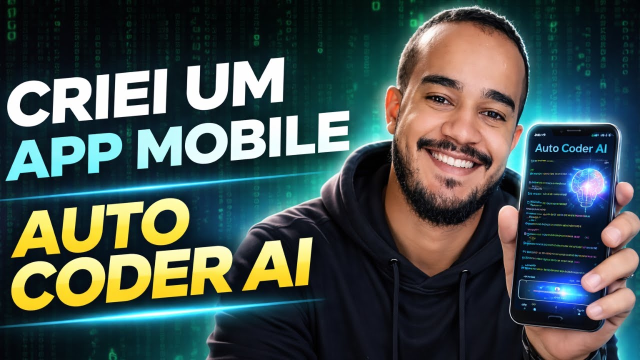 INTELIGÊNCIA ARTIFICIAL pra CRIAR UM APLICATIVO Mobile do ZERO! SAAS, Sites, negócio ( FÁCIL)