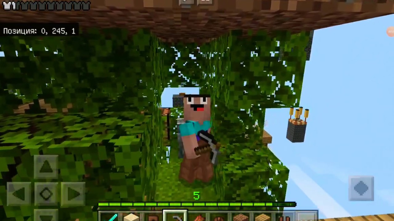 Карта майнкрафт выживание на одном чанке