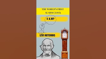 The First Alarm Clock in History That Only Rang at 4 A.M. 🕰️