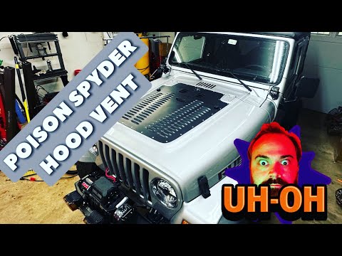 POISON SPYDER HOOD VENT INSTALL