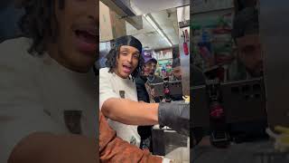 Chopped cheese on a Jamaican patty THE OCKY WAY 🔥‼️ #generalock #nevanevaneva #ockyway #theockyway