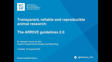 Webinar: The ARRIVE guidelines 2.0