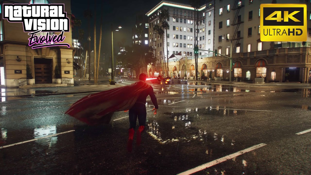 เกม superman 2022 Update GTA 5 - Superman Ultra Realistic Graphic Gameplay (Natural Vision Evolved) 4K