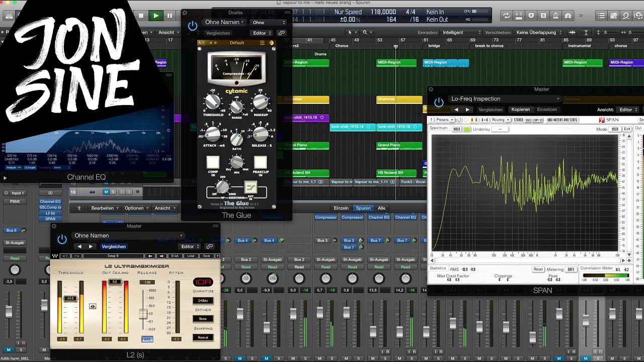 Step by Step improving the Final Mixdown - Jon Sine #31
