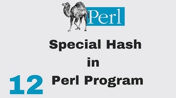Special Hash in Perl Program - Perl Script Tutorial for Beginners - 12  #perl #perltutorial