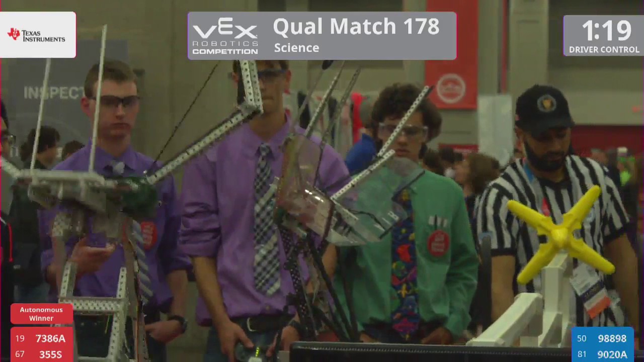 2017 VRC Sci Q178 - 7386A 355S vs 98898 9020A - 34 to 16