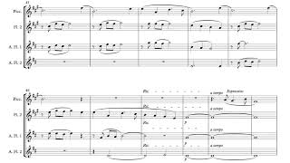 Herman Beeftink - "Frequency" Flute Quartet SHEET MUSIC